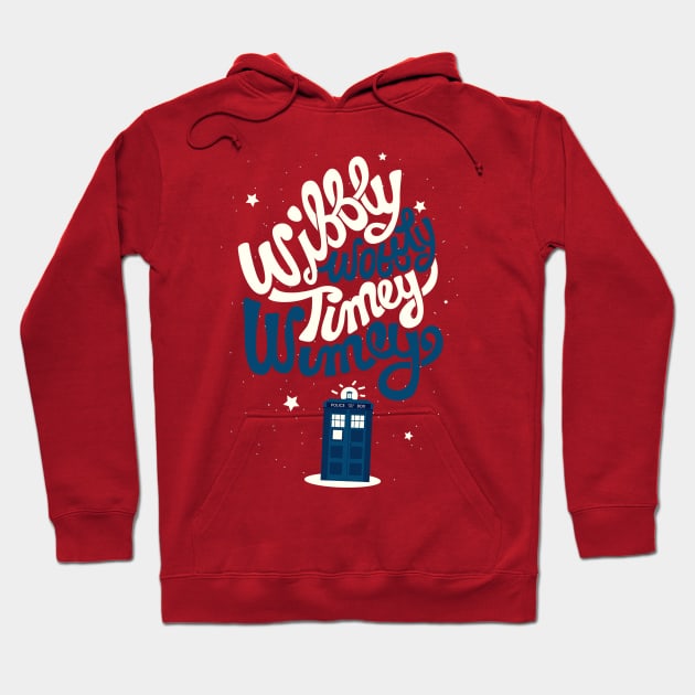 Wibbly Wobbly Timey Wimey Hoodie by risarodil